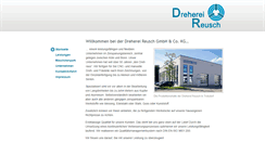 Desktop Screenshot of dreherei-reusch.de